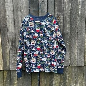 NWT Vera Bradley Men’s Family Pajamas Snowglobes set Size Large